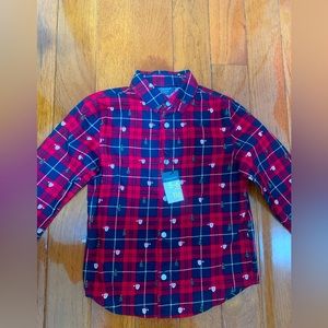 Primark Plaid flannel for little boys size 5-6